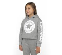 Converse Sudadera con Capucha Unisex Chuck Patch Crop G Gris Oscuro
