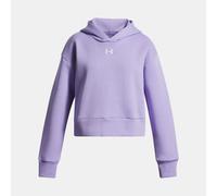 Under Armour Niña Rival Fleece Hoodie, Sudadera con capucha ultrasuave y forro polar, Sudadera de chándal ligera y cómoda ideal para hacer deporte, entrenar y para el gimnasioTransparent / / White,YSM