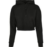 Urban Classics Sudadera con capucha Ladies Short Terry para mujer Negro M