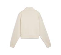 Sudadera corta con media cremallera PUMA Class para mujer, Ropa, Blanco, M M