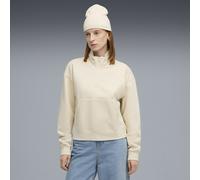 Sudadera corta con media cremallera PUMA Class para mujer, Ropa, Blanco, XXS