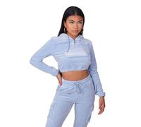 Sudadera corta de terciopelo para mujer Project X Paris XL