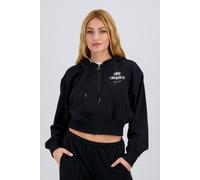 Nike Sportswear Sudadera con cremallera 'PHNX FLC' negro / offwhite L negro / offwhite