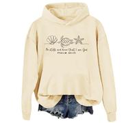 Sudadera cristiana con texto en inglés "Be Still And Know That I Am God" para mujer, inspiradora Pascua Jesús, Khika-d, M