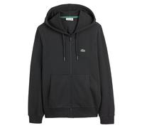 Sudadera de algodón con capucha y cremallera Hombre Talla M. Color Negro