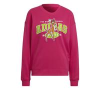 Sudadera de algodón rosa Adidas Disney Bambi para mujer S