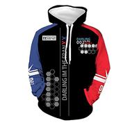 Sudadera de Anime Unisex Sudadera con Capucha de Manga Larga Cosplay de Darling in The FRANXX Sudadera Deportiva de Dibujos Animados para fanáticos de Zero Two