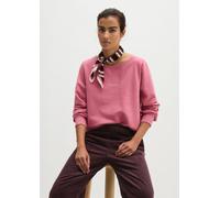 Sudadera de corte holgado teñida en pieza Berry Rose XS