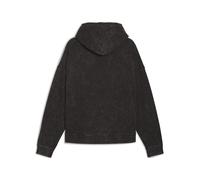Sudadera de corte rectangular con capucha y efecto lavado FUTURE.PUMA.ARCHIVE unisex, Ropa, Negro, S S