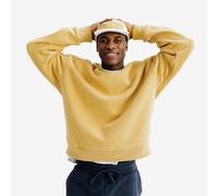 Sudadera de cuello redondo hombre, Elementals, mostaza XL