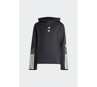adidas Unisex - Bambini e Ragazzi Minecraft Training 3 Stripes Hoodie, Black/White, 4-5 Years