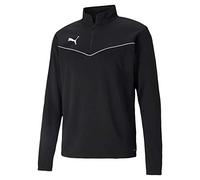 SUDADERA DE ENTRENAMIENTO PUMA TEAMRISE 14 CREMALLERA NEGRO