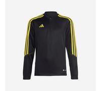 Sudadera de entrenamiento Tiro 23 Club niño Negro Amarillo 12 AÑOS