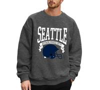 Sudadera de fitness para hombre, ligera, ropa deportiva informal para rugby activa, cómoda y con cuello redondo, ideal para entrenamientos diarios, gris, XXL