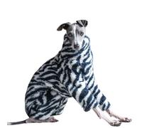 Sudadera de forro polar con cuello alto para perro, abrigo de invierno cálido para galgo italiano, whippet, ciervo, Bedlington Terrier, bonito diseño de manga larga