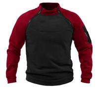 Sudadera de forro polar para hombre, manga larga, color a juego, militar, táctica, para hombre, chaqueta táctica militar, sudadera de gran tamaño para hombre, sudadera cálida con cremallera