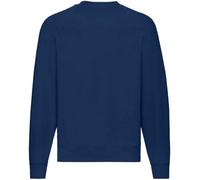 Sudadera de Fruit of the Loom, manga raglán, azul marino, talla XL