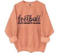 Sudadera de fútbol es mi temporada favorita, camiseta de temporada de fútbol, camisetas del día del partido para mujeres y hombres, Hami naranja, XXL