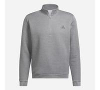 Sudadera de golf repelente al agua 1/4 cremallera hombre, adidas Ultimate365 DWR gris 2XL