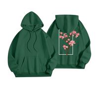 Sudadera de gran tamaño para mujer con capucha estampada rubia, sudadera con capucha de álbum rubio, sudadera con capucha para ropa de calle, verde, 5XL