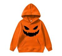 Sudadera de Halloween para niño con estampado de Halloween Sudadera polar suave Gráfico casual niño