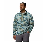 Sudadera de hombre Columbia Helvetia™ II Printed Half Snap Fleece Talla: L / Color: azul claro