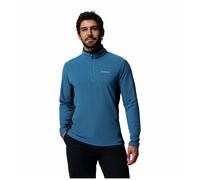 Columbia Klamath Range 2 - Forro polar con media cremallera para hombre, color azul fénix/negro, talla L