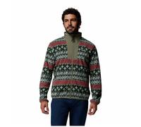 Sudadera de hombre Columbia Sequoia Grove™ Ii Fz Printed Fleece Talla: M / Color: verde oscuro