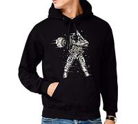 Sudadera de Hombre Espacio Luna Marte Saturno Jupiter Beisbol 020 XL