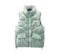 Sudadera de hombre personalizable The New Down Cotton Waistcoat para mujer con diseño de caballo plegable Kangshi Outer Wear Jacket Miles Morales para niño, verde, L