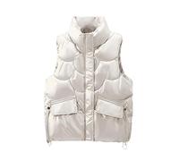 Sudadera de hombre personalizable The New Down Cotton Waistcoat para mujer con diseño de caballo plegable Kangshi Outer Wear Jacket Miles Morales para niño, caqui, XXL