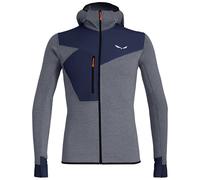 Sudadera de hombre Salewa Puez 2 Dry M L/S Hood Fz Tee Talla: M / Color: azul/ azul claro