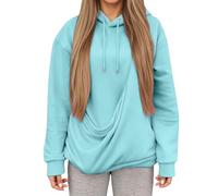 Sudadera de Invierno con Capucha, Bolsillo y Bolsa para mamá Gata, máxima Comodidad