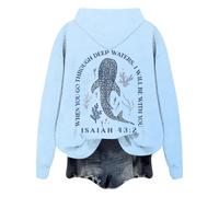 Sudadera de invierno informal con capucha para mujer, suave y cómoda para el día a día, ligera chaqueta de forro polar de manga larga con cremallera y diseño impreso, perfecta para primavera y pareja