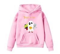 Sudadera de Invierno para niñas, cálida Sudadera Polar con Estampado Calabaza Actividades al Aire Libre, acogedora Bolsillo niños 4 a 14 años. Entrevista Personal Guardia