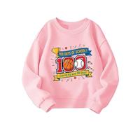 Sudadera de Manga Larga con Cuello y Estampado Sobreviví a 100 días de Escuela, para niños y niñas, diseño de búho, Sabio y Divertido, Suave al Tacto.
