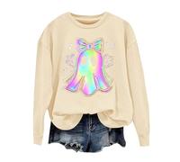 Sudadera de manga larga para Halloween, mezcla de algodón suave con estampado de fantasmas de calabaza, prenda básica de otoño, sudadera con capucha blanca con cremallera para mujer, #1-beige, XL
