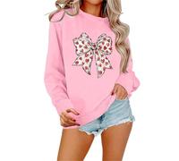 Sudadera de manga larga para mujer, diseño gráfico de 2025 God Is Greater Than The Highs And Lows, rosa, L
