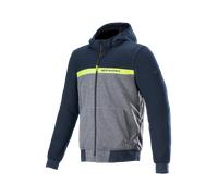 Sudadera de Moto Alpinestars Chrome Street Azul/GrisS Azul,Gris