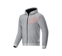 Sudadera Alpinestars Chrome V2 Sport Gris y rojo fluor M