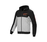 Sudadera de Moto Alpinestars Chrome V2 Sport Negro Gris/Topo/Rojo FlúorL Negro Gris,Topo,Rojo Flúor