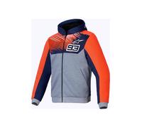 Sudadera de moto Alpinestars MM93 Cromo V2 Sport Azul/Gris/RojoXL Azul,Gris,Rojo
