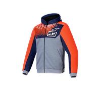 Alpinestars MM93 Chrome V2 Sport Sudadera con capucha y cremallera para motocicleta, tamaño XL para Hombres