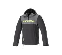 Alpinestars Sherpa Chaqueta textil de motocicleta, negro-gris-amarillo, tamaño 3XL