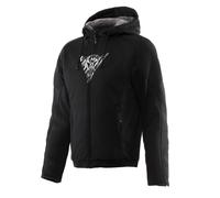 Dainese Sudadera Bovisa para moto con cremallera y protecciones forro felpa Negro/Blanco 48 Hombre
