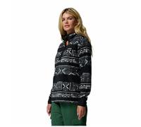 Sudadera de mujer Columbia Benton Springs™ Printed Half Snap Talla: L / Color: negro