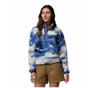 Sudadera de mujer Columbia Helvetia™ II Printed Cropped Half Snap Talla: XL / Color: azul