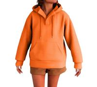 Sudadera de mujer con capucha Oversize, Chaqueta de mujer a mediados de temporada de gran tamaño Sudaderas con bolsillo con capucha Cordón de sujeción Abrigo Casual Abrigos 2025 Nuevo Chaqueta Leger