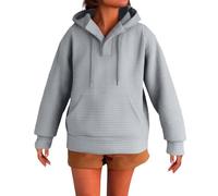 Sudadera de mujer con capucha Oversize, Chaqueta de mujer a mediados de temporada de gran tamaño Sudaderas con bolsillo con capucha Cordón de sujeción Abrigo Casual Abrigos 2025 Nuevo Chaqueta Leger