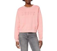 Sudadera de mujer Levi's Diana Crew de algodón rosa L